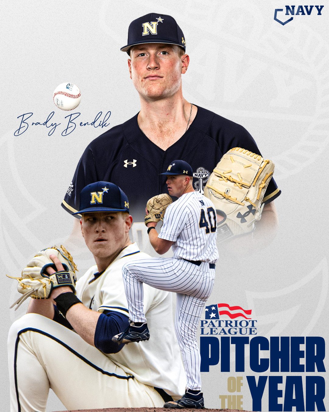 Brady Bendik, Patriot League Pitcher of the Year