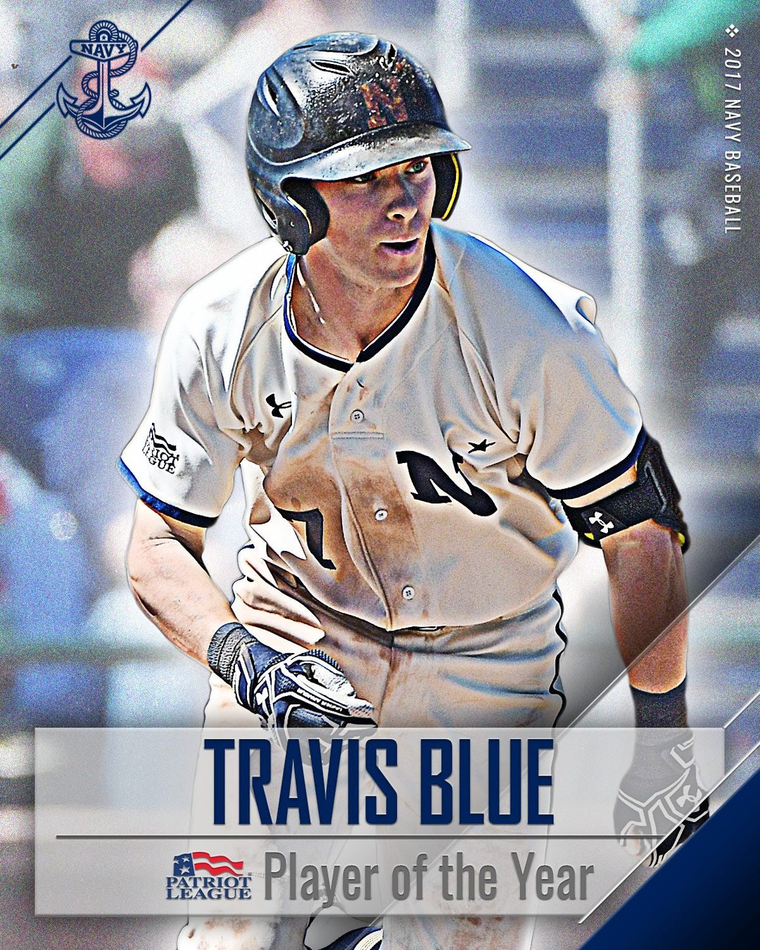 Travis Blue, 2017 Patriot League Player of the Year